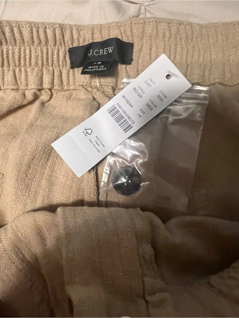 J. Crew airy linen